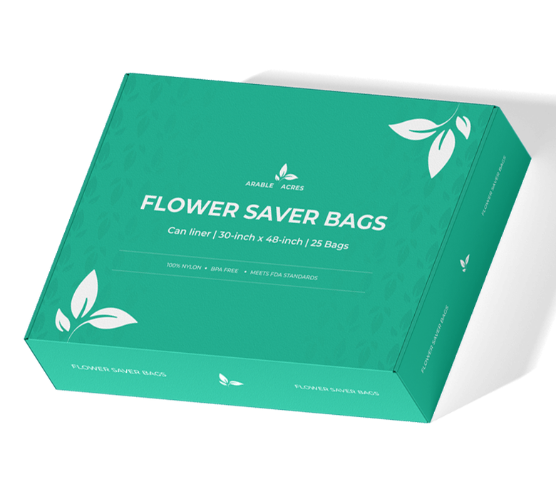 Arable Acres Flower Saver Bags - 30-Inch x 48-Inch - Can Liner - Pack of 25 (8/Cs)